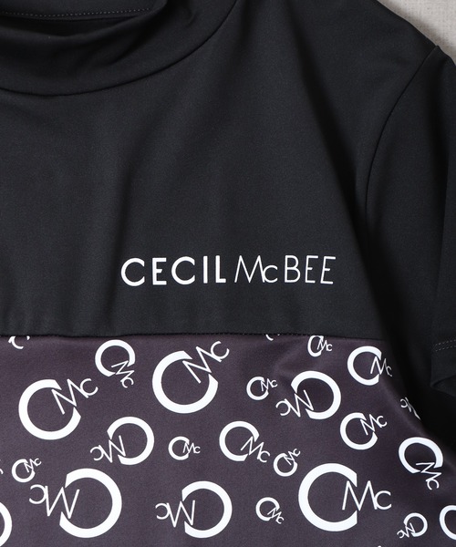 CECIL McBEE（セシルマクビー）の「切り替えオールオーバーモックネック（Tシャツ/カットソー・レディース・ホワイト/ブラック・2/1）」の16枚目の写真