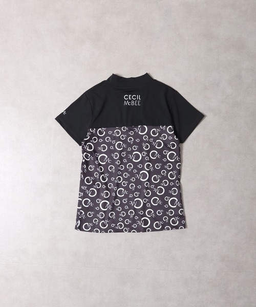 CECIL McBEE（セシルマクビー）の「切り替えオールオーバーモックネック（Tシャツ/カットソー・レディース・ホワイト/ブラック・2/1）」の15枚目の写真