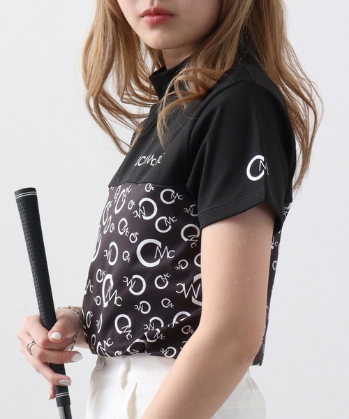 CECIL McBEE（セシルマクビー）の「切り替えオールオーバーモックネック（Tシャツ/カットソー・レディース・ホワイト/ブラック・2/1）」の9枚目の写真