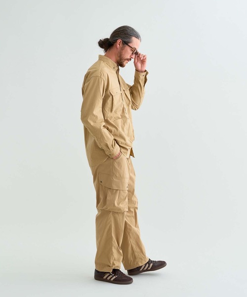 NANGA(ナンガ)の「HINOC RIPSTOP CAMP SHIRT/ヒノック リップストップ キャンプシャツ(シャツ/ブラウス・メンズ・ブラック/ブラウン/アーミー/ベージュ・M/L/XL/S/XXL)」の8枚目の写真