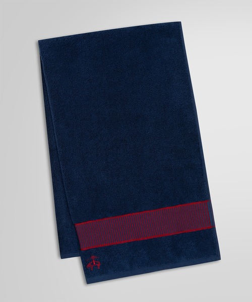 トルココットン GFエンブロイダリー バスタオル（ハンカチ/ハンドタオル）｜BROOKS BROTHERS（ブルックスブラザーズ）