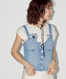 デニムビスチェ