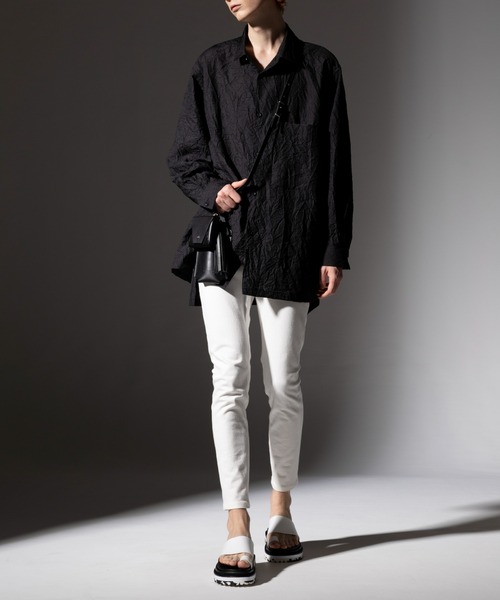 ROBES&CONFECTIONS（ローブスコンフェクションズ）の「Robes & Confections/ローブス&コンフェクションズ/KAIHARA Super Stretch Denim Extra Slim Pants KRC-P04-002（デニムパンツ・レディース・ブラック/ネイビー/ホワイト・3/2/1）」の6枚目の写真