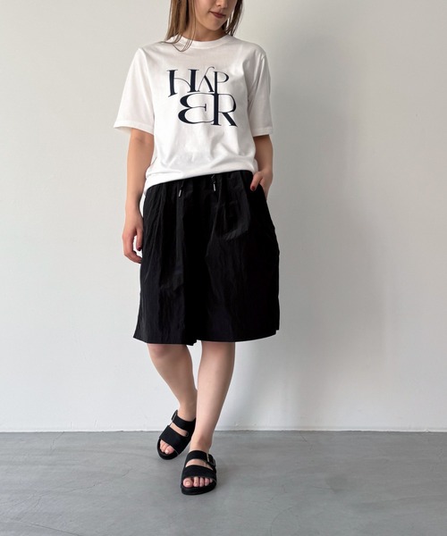 CANAL JEAN（キャナルジーン）の「SUPERTHANKS　ネオショートスラックス（スラックス・レディース・ブラック/ネイビー・SMALL）」の12枚目の写真