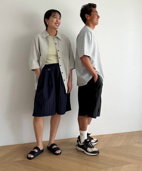 CANAL JEAN（キャナルジーン）の「SUPERTHANKS　ネオショートスラックス（スラックス・レディース・ブラック/ネイビー・SMALL）」の8枚目の写真