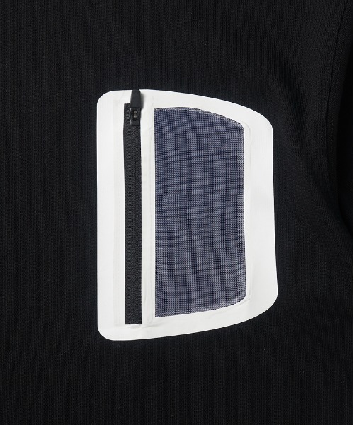 CREO STORE（クレオストア）の「【SPICE BOX】メッシュPK Tシャツ（Tシャツ/カットソー・メンズ・ブラック・SMALL）」の3枚目の写真
