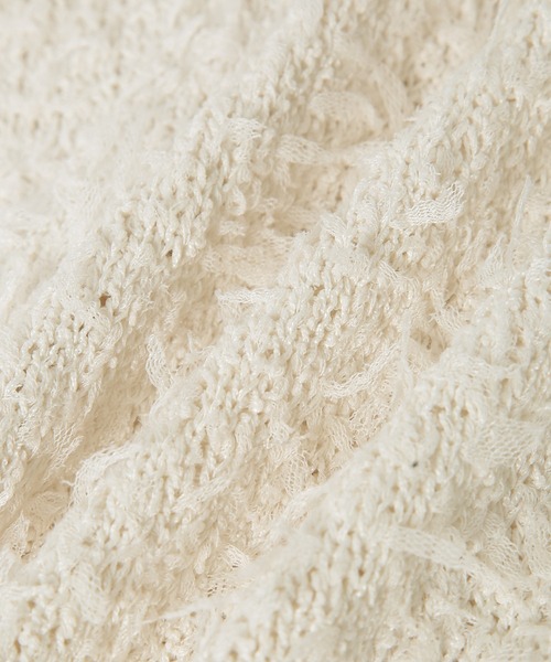 ADAM ET ROPE'（アダムエロペ）の「【WEB限定】ファンシーニットジレ（ニット/セーター・レディース・ベージュ系その他/オフホワイト/グレー/ブラック・FREE）」の21枚目の写真