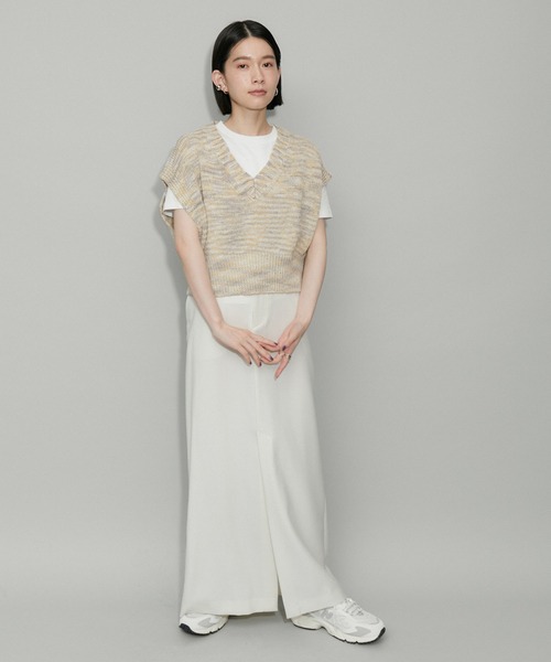 【日本限定モデル】 セール】【WEB限定】ファンシーニットジレ（ニット/セーター トップス