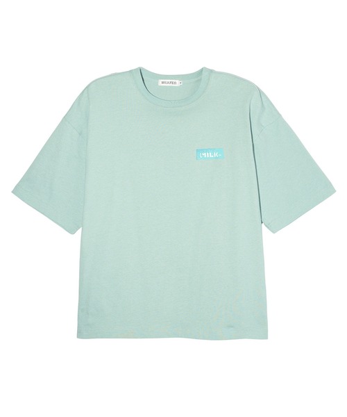 MILKFED.（ミルクフェド）の「MELT BAR WIDE S/S TEE（Tシャツ/カットソー・レディース・ライトピンク/ホワイト/ライトグリーン/ネイビー・M/L）」の12枚目の写真