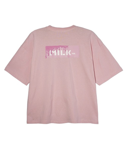 MILKFED.（ミルクフェド）の「MELT BAR WIDE S/S TEE（Tシャツ/カットソー・レディース・ライトピンク/ホワイト/ライトグリーン/ネイビー・M/L）」の15枚目の写真