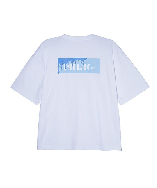 MILKFED.（ミルクフェド）の「MELT BAR WIDE S/S TEE（Tシャツ/カットソー・レディース・ライトピンク/ホワイト/ライトグリーン/ネイビー・M/L）」の16枚目の写真