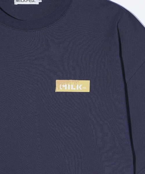 MILKFED.（ミルクフェド）の「MELT BAR WIDE S/S TEE（Tシャツ/カットソー・レディース・ライトピンク/ホワイト/ライトグリーン/ネイビー・M/L）」の8枚目の写真