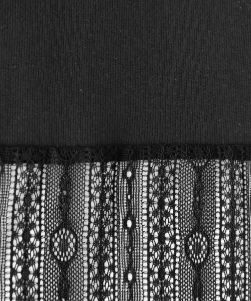n'OrLABEL（ノアールレーベル）の「『裾レースレギンス』（レギンス/スパッツ・レディース・ブラック/オフホワイト・1/2）」の20枚目の写真