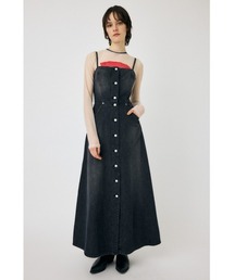 DENIM ロングキャミドレス