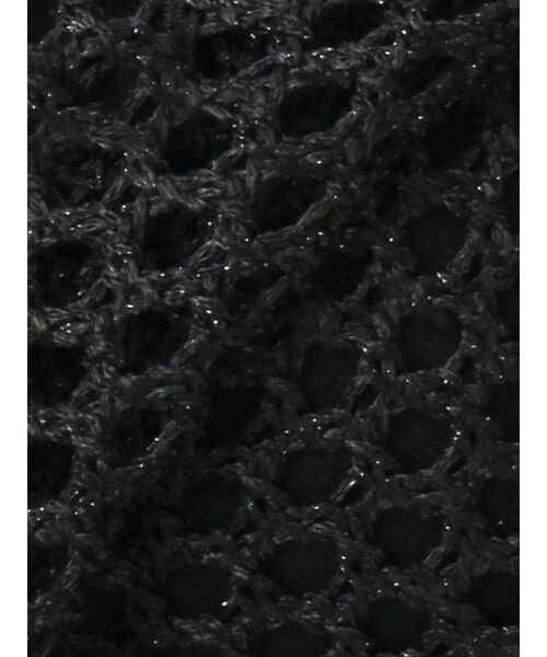 GYDA（ジェイダ）の「ラメメッシュニットカーディガン（カーディガン/ボレロ・レディース・ブラック/ライトグレー・FREE）」の22枚目の写真