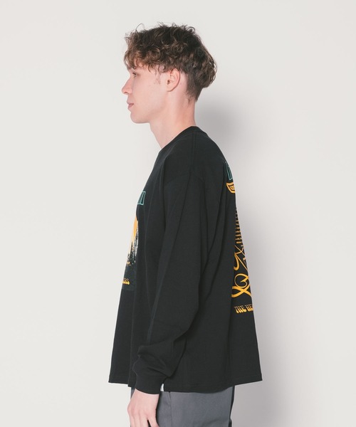 【セール】L/S PRINTED T 'FORSTER'（Tシャツ/カットソー）｜BEDWIN & THE HEARTBREAKERS（ベドウィン アンド ザ ハートブレイカーズ）