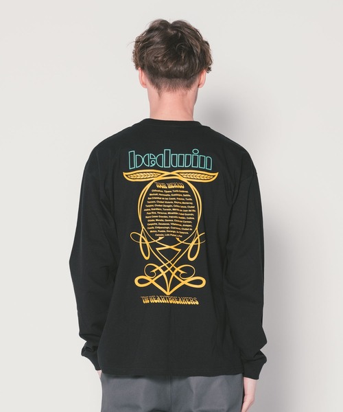 【セール】L/S PRINTED T 'FORSTER'（Tシャツ/カットソー）｜BEDWIN & THE HEARTBREAKERS（ベドウィン アンド ザ ハートブレイカーズ）