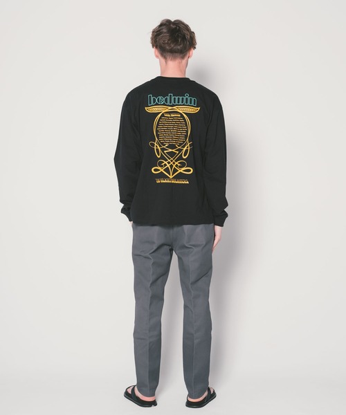 【セール】L/S PRINTED T 'FORSTER'（Tシャツ/カットソー）｜BEDWIN & THE HEARTBREAKERS（ベドウィン アンド ザ ハートブレイカーズ）