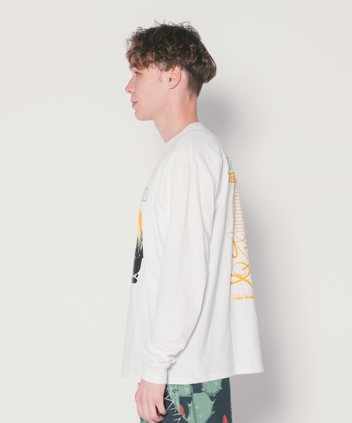 【セール】L/S PRINTED T 'FORSTER'（Tシャツ/カットソー）｜BEDWIN & THE HEARTBREAKERS（ベドウィン アンド ザ ハートブレイカーズ）