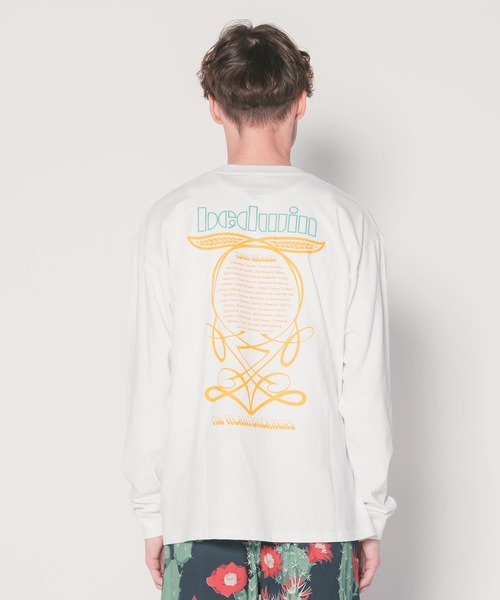 【セール】L/S PRINTED T 'FORSTER'（Tシャツ/カットソー）｜BEDWIN & THE HEARTBREAKERS（ベドウィン アンド ザ ハートブレイカーズ）