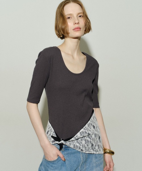 トップス yae yae】2way lace top／2wayレーストップス – LA BELLE ETUDE