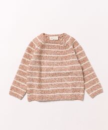 B.I.D.（ビーアイディー）の「"Quincy Mae"ACE KNIT SWEATER || CINNAMON STRIPE（その他ベビー用品）」
