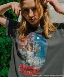 FREAK'S STORE | Stranger Things/ストレンジャーシングス　未知の世界 Stranger Things Poster T-shirt/ストレンジャーシングス ポスターTシャツ(Tシャツ/カットソー)