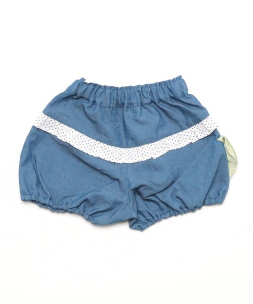 baby cheer（ベイビーチアー）の「キャンディショートパンツ（デニムパンツ・キッズ・ネイビー/ブルー・120cm/110cm/100cm/90cm/80ｃｍ）」の11枚目の写真