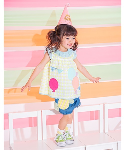 baby cheer（ベイビーチアー）の「キャンディショートパンツ（デニムパンツ・キッズ・ネイビー/ブルー・120cm/110cm/100cm/90cm/80ｃｍ）」の15枚目の写真