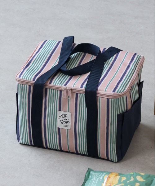 emesuelee(エメスーリー)の「保冷保温スクエアBAG(エコバッグ/サブバッグ・レディース・グリーン系1/ブルー/チャコールグレー/ベージュ系1/アイボリー/ライトベージュ/ピンク/ネイビー/イエロー/ブラック/グリーン/ベージュ・フリー)」の12枚目の写真