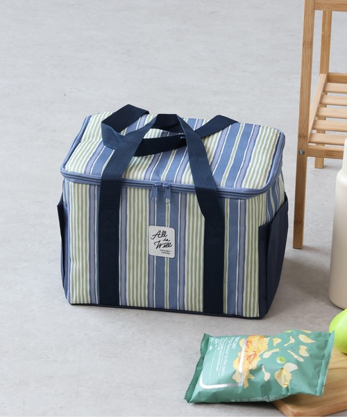 emesuelee(エメスーリー)の「保冷保温スクエアBAG(エコバッグ/サブバッグ・レディース・グリーン系1/ブルー/チャコールグレー/ベージュ系1/アイボリー/ライトベージュ/ピンク/ネイビー/イエロー/ブラック/グリーン/ベージュ・フリー)」の10枚目の写真
