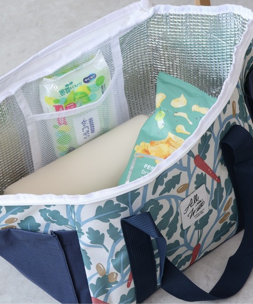 emesuelee(エメスーリー)の「保冷保温スクエアBAG(エコバッグ/サブバッグ・レディース・グリーン系1/ブルー/チャコールグレー/ベージュ系1/アイボリー/ライトベージュ/ピンク/ネイビー/イエロー/ブラック/グリーン/ベージュ・フリー)」の14枚目の写真