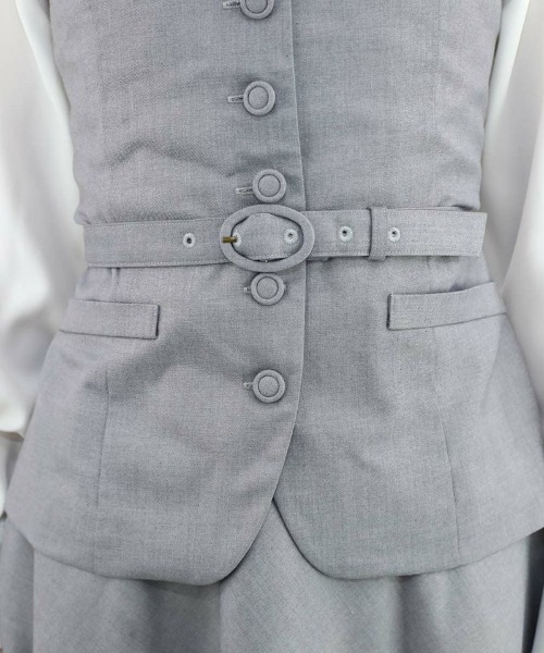 an another angelus（アンアナザーアンジェラス）の「ビスチェセットアップ/ananotherangelus（セットアップ・レディース・ネイビー/ライトグレー・FREE）」の11枚目の写真