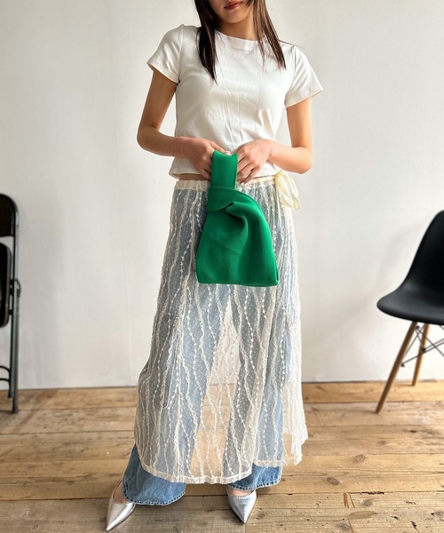 Kotoe（コトエ）の「カラバリ ニット ミニトートバッグ（トートバッグ・レディース・ブラック/ピンク/パープル/グリーン/グレー系その他/ライトブルー/エメラルド/ピンク系その他/レッド/イエロー/オレンジ・FREE）」の16枚目の写真