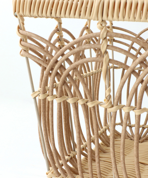 天然素材風 収納カゴ プラバスケット L（収納グッズ）｜collex（コレックス）