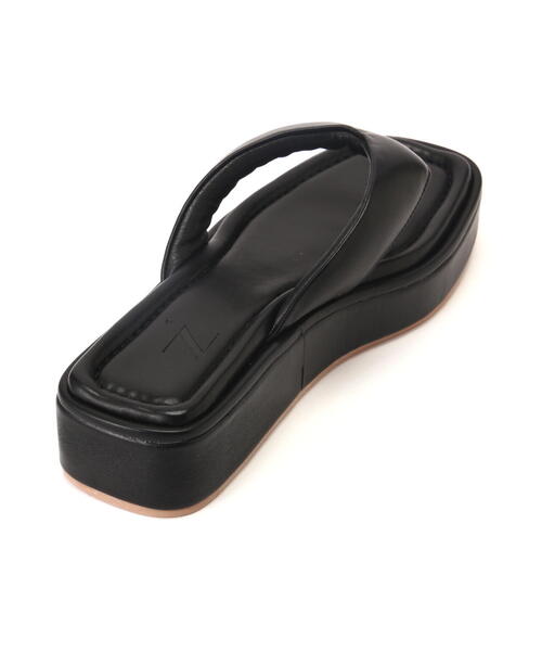 N.(N. Natural Beauty Basic)(エヌエヌナチュラルビューティーベーシック)の「◆フラットトングサンダル(サンダル・レディース・ホワイト/ブラック・LARGE/MEDIUM)」の13枚目の写真