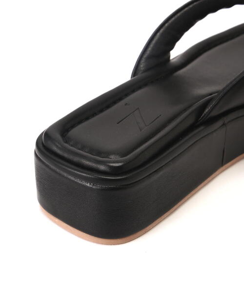 N.(N. Natural Beauty Basic)(エヌエヌナチュラルビューティーベーシック)の「◆フラットトングサンダル(サンダル・レディース・ホワイト/ブラック・LARGE/MEDIUM)」の19枚目の写真