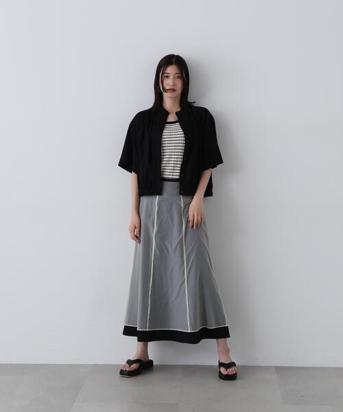 N.(N. Natural Beauty Basic)(エヌエヌナチュラルビューティーベーシック)の「◆フラットトングサンダル(サンダル・レディース・ホワイト/ブラック・LARGE/MEDIUM)」の15枚目の写真