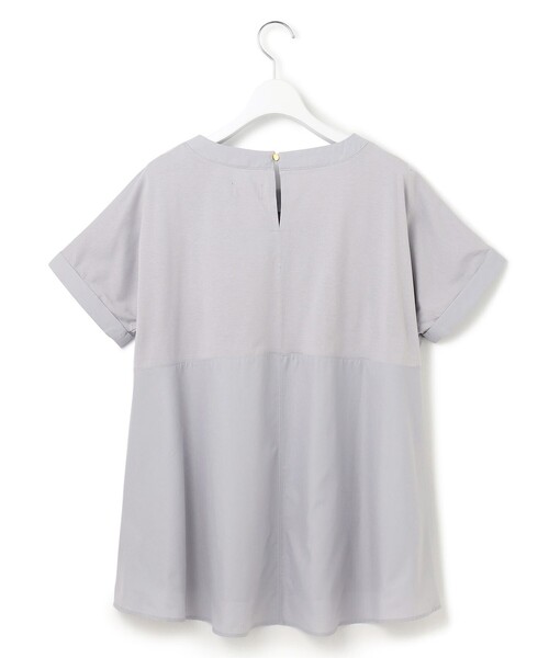J.PRESS YORK STREET(ジェイプレスヨークストリート)の「【WOMEN】【SMOOTH JERSEY】ドルマンペプラム プルオーバー(Tシャツ/カットソー・レディース・ネイビー系/ダルブルー系/ベージュ系/ホワイト系・F)」の5枚目の写真