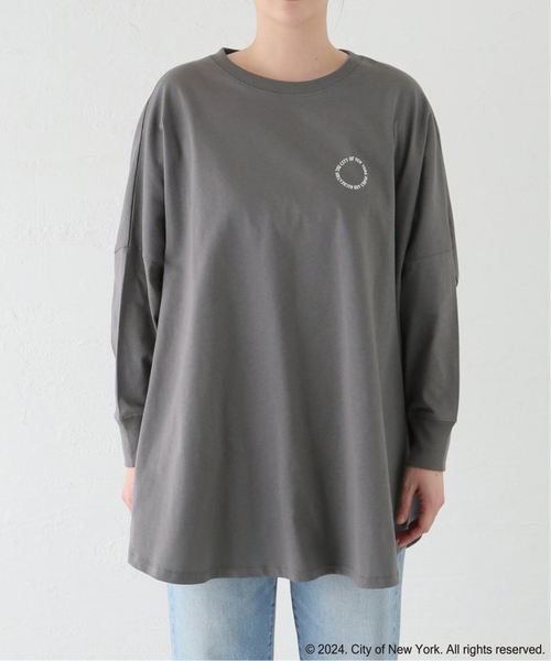 plage（プラージュ）の「NYC ニュアンスロンT（Tシャツ/カットソー・レディース・グレー・FREE）」の4枚目の写真