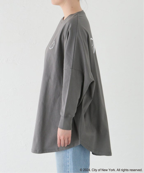 plage（プラージュ）の「NYC ニュアンスロンT（Tシャツ/カットソー・レディース・グレー・FREE）」の5枚目の写真