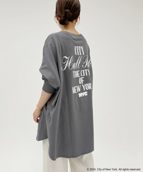 plage（プラージュ）の「NYC ニュアンスロンT（Tシャツ/カットソー・レディース・グレー・FREE）」の20枚目の写真