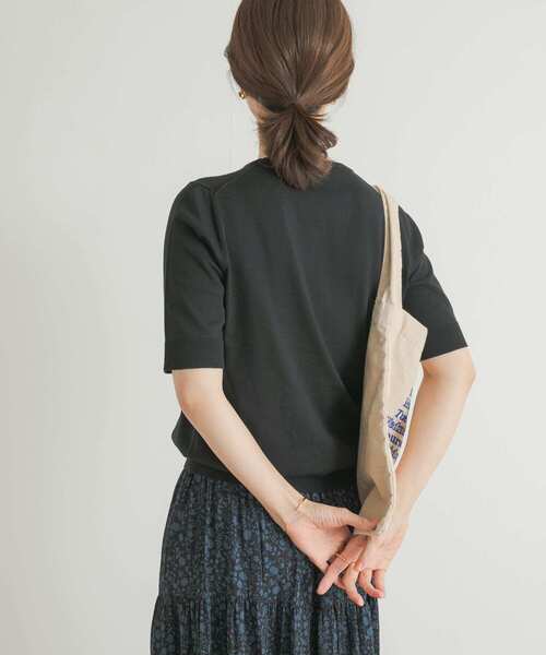 新品タグ付◆ 『UR TECH ひやサラクール』コットンハーフスリーブKNIT URBAN RESEARCH DOORS｜『UR TECH ひやサラクール』コットン