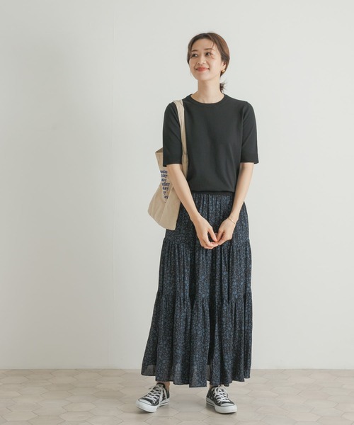 新品タグ付◆ 『UR TECH ひやサラクール』コットンハーフスリーブKNIT URBAN RESEARCH DOORS｜『UR TECH ひやサラクール』コットン