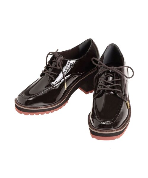 MERCURYDUO(マーキュリーデュオ)の「レースアップソールローファー(ローファー・レディース・ブラウン/ブラック・36/38)」の16枚目の写真