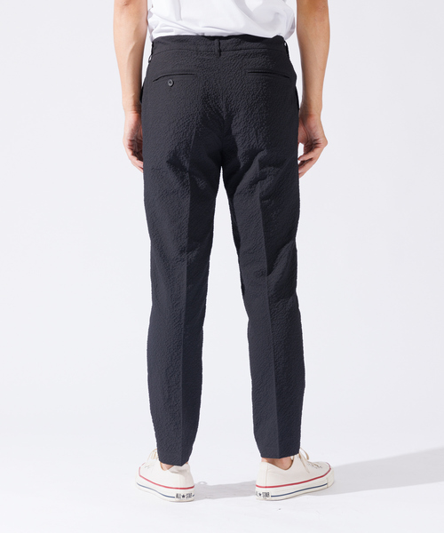 ABAHOUSE GRAY（アバハウスグレイ）の「【QuickDry / セットアップ対応】オニサッカー イージースラックス（スラックス・メンズ・ネイビー/ブラック/カーキ・50/48/46/44）」の7枚目の写真