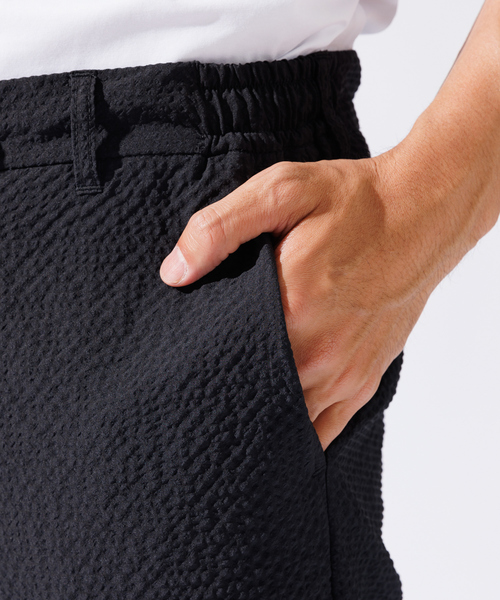 ABAHOUSE GRAY（アバハウスグレイ）の「【QuickDry / セットアップ対応】オニサッカー イージースラックス（スラックス・メンズ・ネイビー/ブラック/カーキ・50/48/46/44）」の11枚目の写真