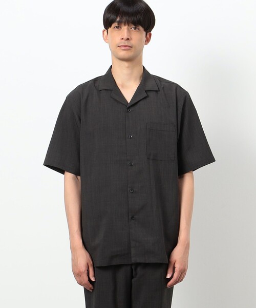 COMME CA ISM（コムサイズム）の「ファンクショナル リネンライク オープンカラーシャツ（シャツ/ブラウス・メンズ・ベージュ/モカ/カーキ/ブラック・M/L/XL）」の20枚目の写真