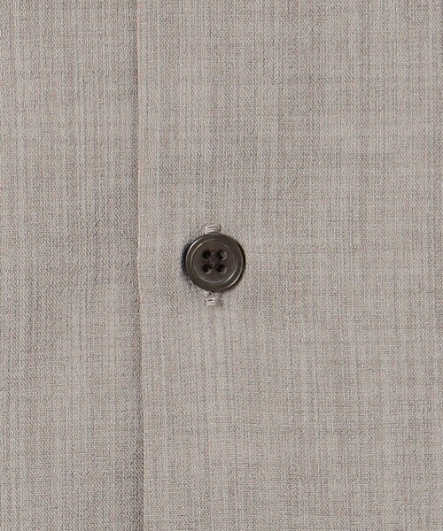 COMME CA ISM（コムサイズム）の「ファンクショナル リネンライク オープンカラーシャツ（シャツ/ブラウス・メンズ・ベージュ/モカ/カーキ/ブラック・M/L/XL）」の11枚目の写真
