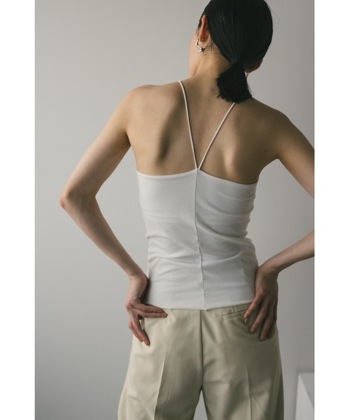 STYLEMIXER（スタイルミキサー）の「カップ付きアメスリキャミ（キャミソール・レディース・ホワイト/レッド/ブラック・SMALL/MEDIUM）」の9枚目の写真